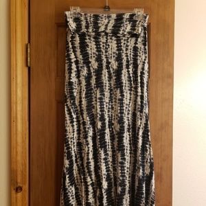 Tye dye maxi skirt